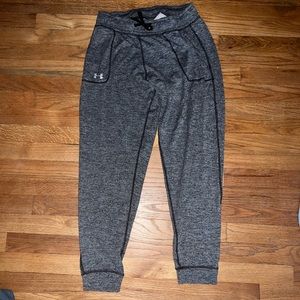 gray under armour joggers